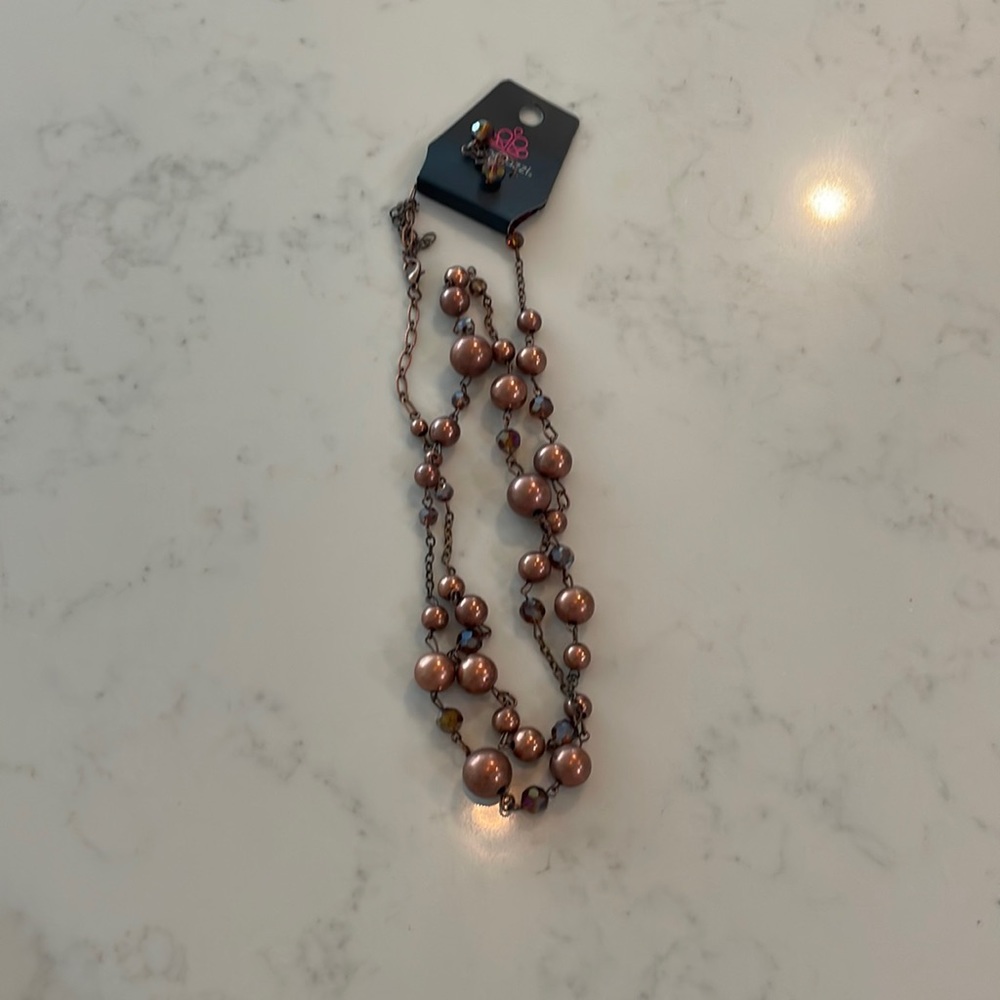 Necklace and earring